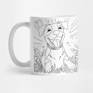 Smile! Color your own T-shirt! Mug